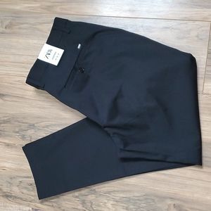 Zara Black Plus Size Cropped Fit Trouser Pants